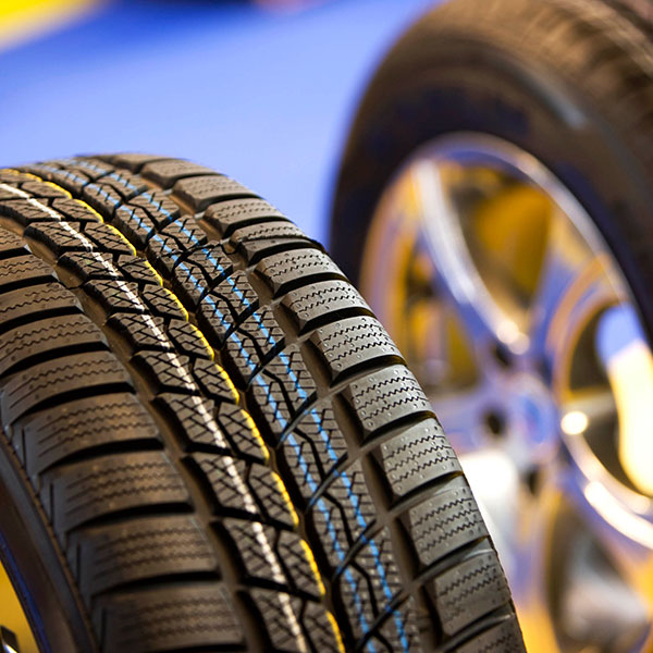 Tires on stock
